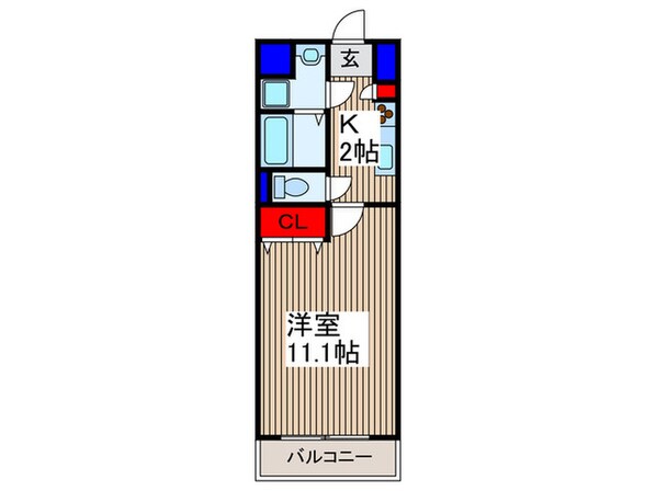 ラフィネ所沢の物件間取画像